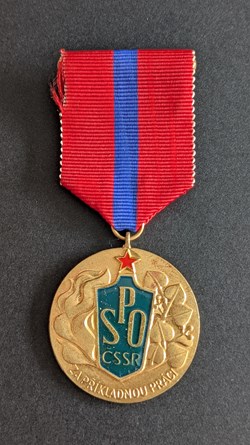 Médaille des pompiers pour travail exemplaire du service de protection incendies