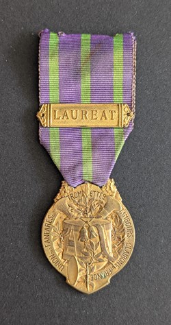 Médaille de l'Union des fanfares de trompettes, trompes de chasse tambours et clairons de France