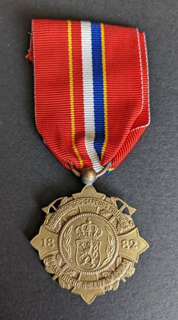 Médaille de service de la Fédération des sapeurs-pompiers du Grand-Duché du Luxembourg