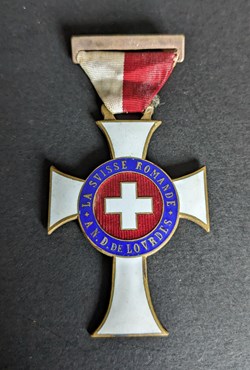 Médaille du pèlerinage à Lourdes de la Suisse Romande