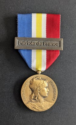 Médaille Patriote de France