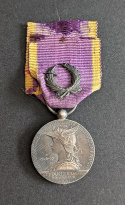 Médaille d'Honneur de l'Enseignement du Premier Degré argent