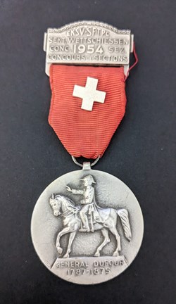 C- Médaille du prix de tir de section 1954
