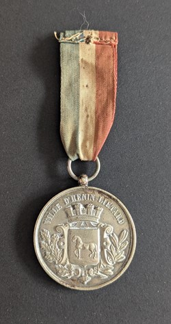 Médaille du festival et fête militaire d’Henin-Lietard