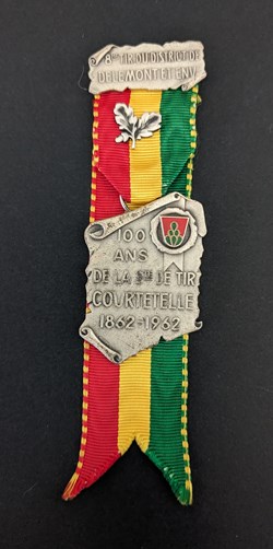 Médaille du 8ème tir de district de Delémont et environ