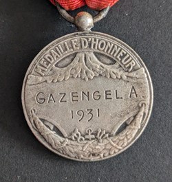 Médaille d'Honneur des marins du commerce et de la pêche