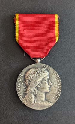 Médaille du travail de la Société Industrielle de l'Est