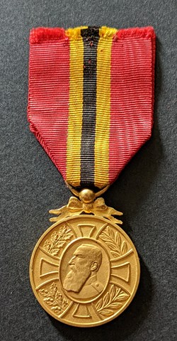 Médaille commémorative du règne du roi Léopold II - type 1