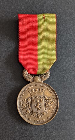 Médaille de la Compagnie Maritime de Sauvetage du Rhône