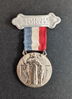 Médaille de l’oeuvre des pupilles des sapeurs-pompiers français 1938