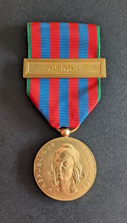 Médaille commémorative française - ALBANIE
