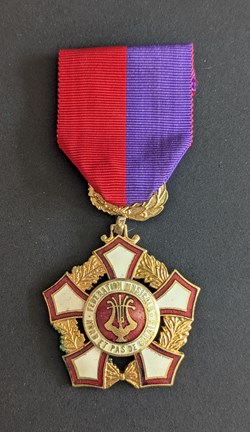 Médaille de la Fédération des sociétés musicales du Nord et du Pas-de-Calais