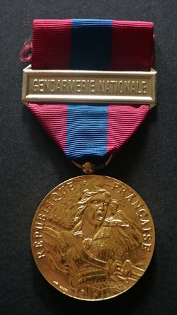 Médaille DEFNAT Défense Nationale ordonnance OR Armée Française 