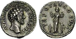 RC03004799 - MARCVS AVRELIVS Caesar - AR DENARIVS - ROMA; 161 AD
