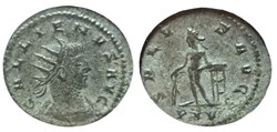 RC06010346 - GALLIENVS Sole Reign - Bi Antoninianvs - Antioch; 267