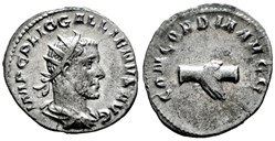 RC06010189 - GALLIENVS (joint reign) - AR Antoninanvs - ROMA; 253/255 AD