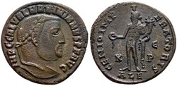 RC09014524 - GALERIVS MAXIMIANVS - Avgvstvs - Bi Follis, Alexandria, 308/310