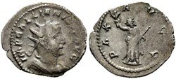 RC06010303 var. RIC 391 - GALLIENVS Avg - Bi Antoninianvs - Viminacivm; 253 AD