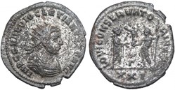 RC09012670 - DIOCLETIANVS Avg - Bi Antoninianvs - Antioch or Tripolis; 284
