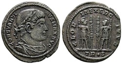 RC12016334 - CONSTANTINVS I Magno; Bi Reduced Centenionalis; Treveri; 330 AD