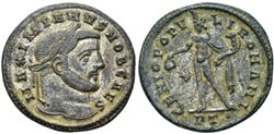 RC09014358 - MAXIMIANVS GALERIVS - Bi Follis - Ticinvm; 298/299