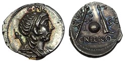 RA300323 - Denario Republica Cn. Cornelivs Lentvlvs Marcelinvs