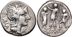 RA300178 - Denario Republica - P. Porcivs Laeca