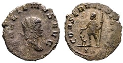 RC06010192 - GALLIENVS Sole Reign - Bi Antoninianvs - ROMA; 265 AD RR