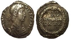 RC12017938 - CONSTANTIVS II Avg - AR Siliqua - Thessalonica; 353 AD