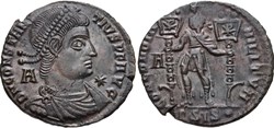 RC12018084 - CONSTANTIVS II Avg - Bi Heavy Maiorina - SISCIA; 350 AD