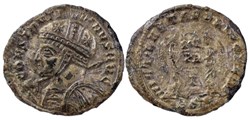 RC12016301 - CONSTANTINVS I  Magno - Bi Centenionalis - 318 AD; Siscia, 2ª Oficina