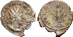 RC06011237 - TETRICVS I Usurpador - Bi Antoniniano - Mainz; 273 AD