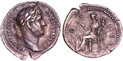 RC02003474 - HADRIANVS Avg - AR Denario - ROMA, 128 AD