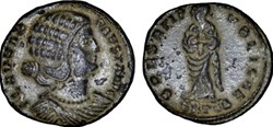 RC12016550 - FAVSTA Avg - Bi Centenionalis; Thessalonica;  326 AD