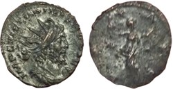 RC06011174 - VICTORINVS Aug Usurper in Galia - Bi Antoninianvs - Cologne; 269 AD