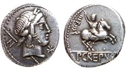 RA300283 - Denario Republica P. Crepvsivs