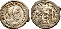 RC12016297 - CONSTANTINVS I - Magno; Centenionalis; Treveri; 318/319