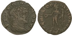 RC09014645 - SEVERVS II Caesar - Bi 1/4 Follis - Siscia; 305 AD