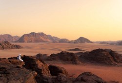 Sunset on Mars