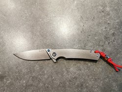 Ruike P801-SF Blue couteau de poche, Stonewashed finish