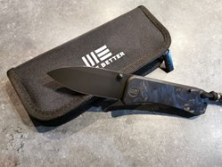 WE Knife Banter 2004H Marble Carbonfiber de  Ben Petersen design