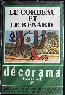 Décorama - Touret - Le corbeau et le renard