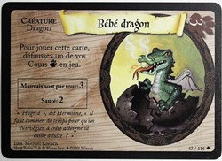 TCG Harry Potter - Set de base - 043 - Bébé dragon - Peu commune
