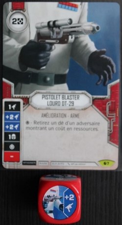 Star wars Destiny - L'âme de la rebellion - 007 - Pistolet Blaster Lourd DT-29