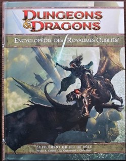 Jeu de rôle - D&D4 - Encyclopédie des royaumes oubliés