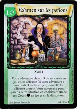 TCG Harry Potter - Set de base - 063 - Examen sur les potions - Peu commune