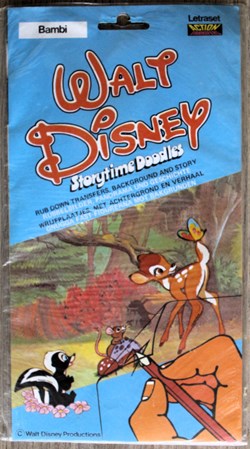 Décorama - Letraset Actions Transfers Storytime - Walt Disney - Bambi