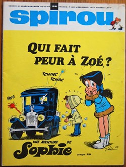 Spirou - 1591 - Couverture : Sophie