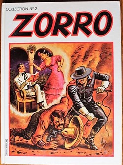 Zorro - Edition de la page Blanche N°2 - La malédiction de la cité  Pueblo - EO 1986