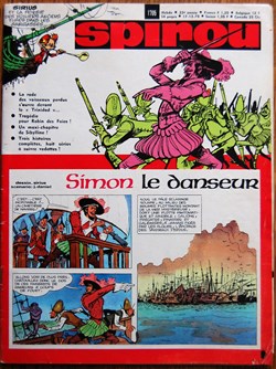 Spirou - 1705 - Couverture : Simon le danseur